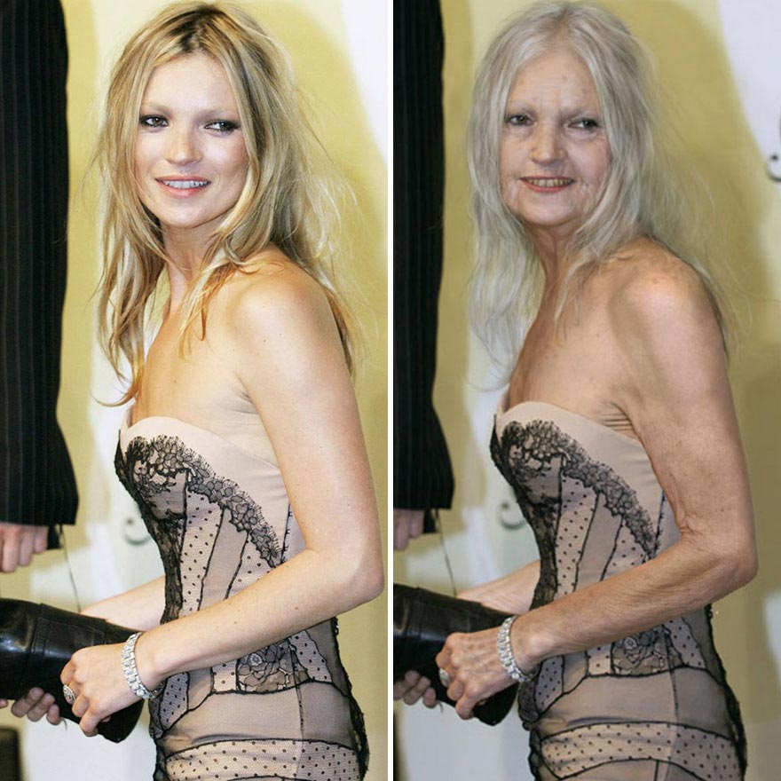  как знаменитости будут выглядеть в старости, голливудские знаменитости в старости фотошоп