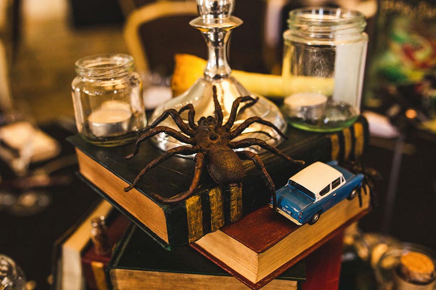 свадьба в стиле Гарри Поттера, свадьба в тематике Гарри Поттера