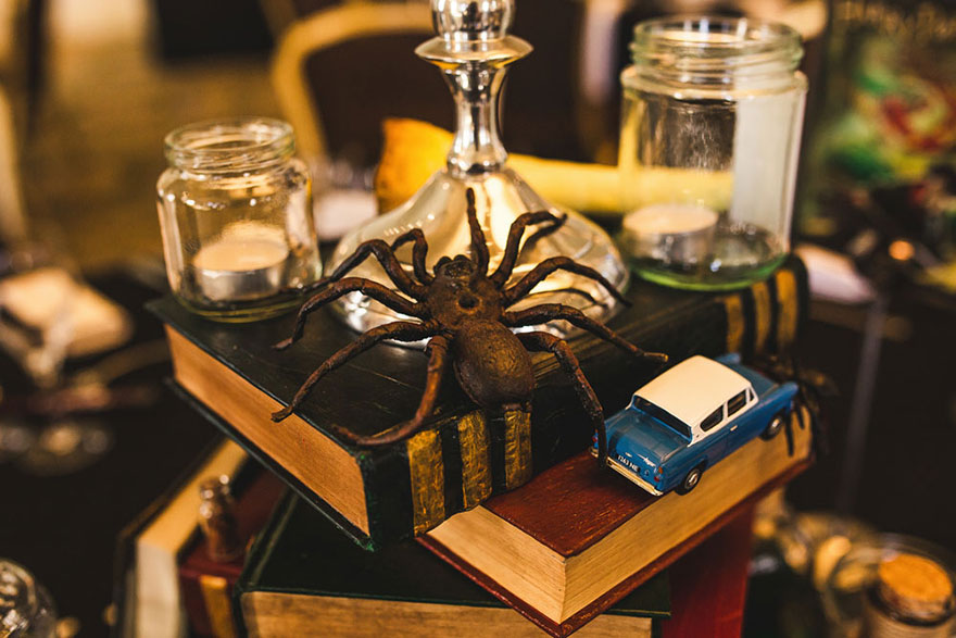 свадьба в стиле Гарри Поттера, свадьба в тематике Гарри Поттера