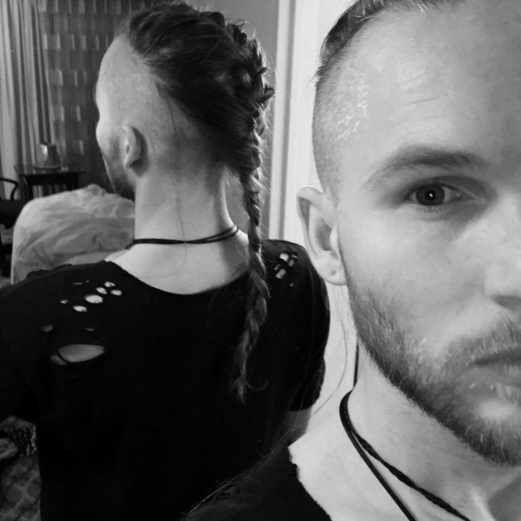 парни носят косы, мужчины с косичками, #manbraid