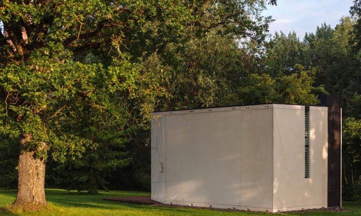 дома KODA, портативные дома из бетона, дом собрать за 4 часа 