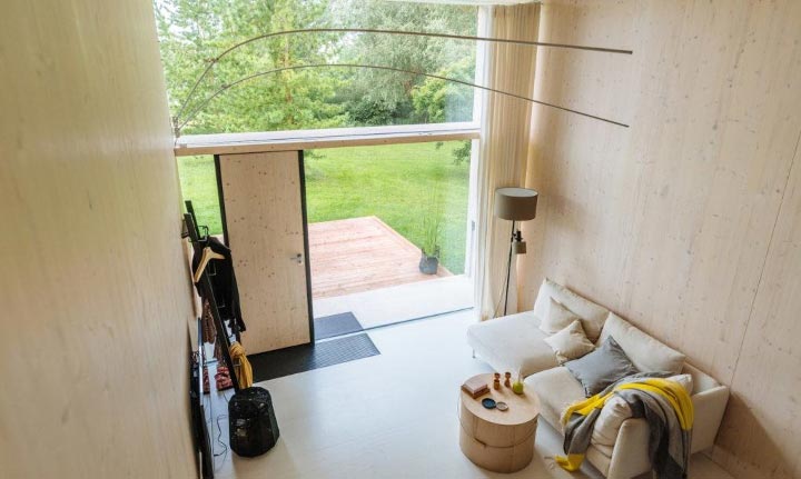 дома KODA, портативные дома из бетона, дом собрать за 4 часа 