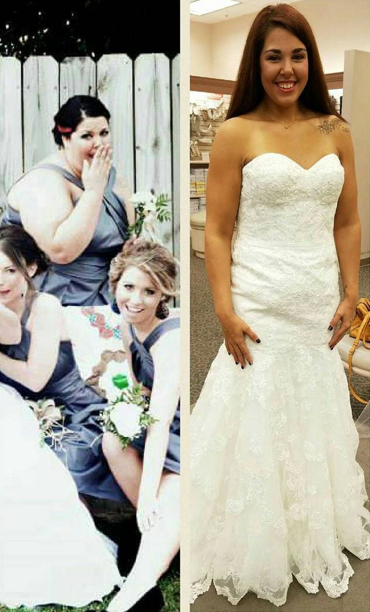 похудела на 70 кг, до и после похудения