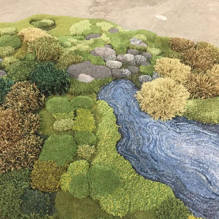 Александра Кехайоглу, Alexandra Kehayoglou, ландшафтные ковры, ковры в виде садов