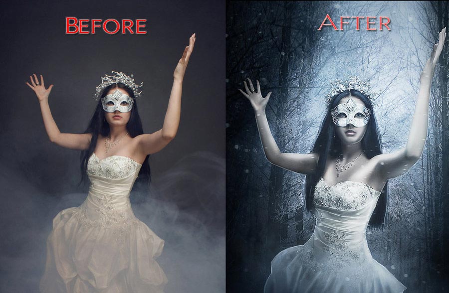 Мастера иллюзии или 19 обработанных фотографий, открывающих глаза на новый мир до и после фотошопа, красивый фотошоп