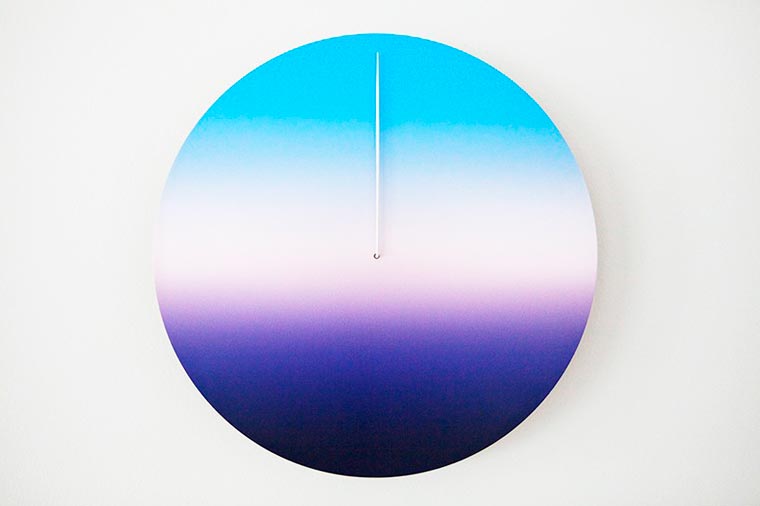 Today часы, часы Present Clock, часы показывают время цвет неба, Скотт Трифт, Scott Thrift