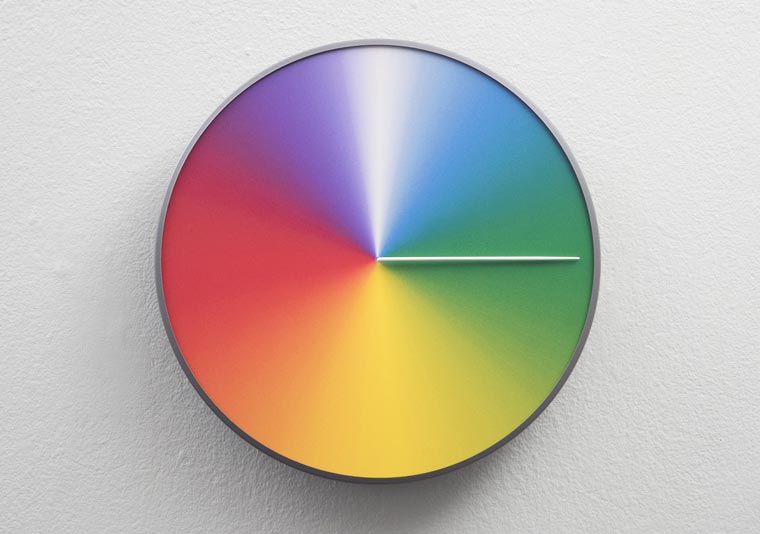 Today часы, часы Present Clock, часы показывают время цвет неба, Скотт Трифт, Scott Thrift