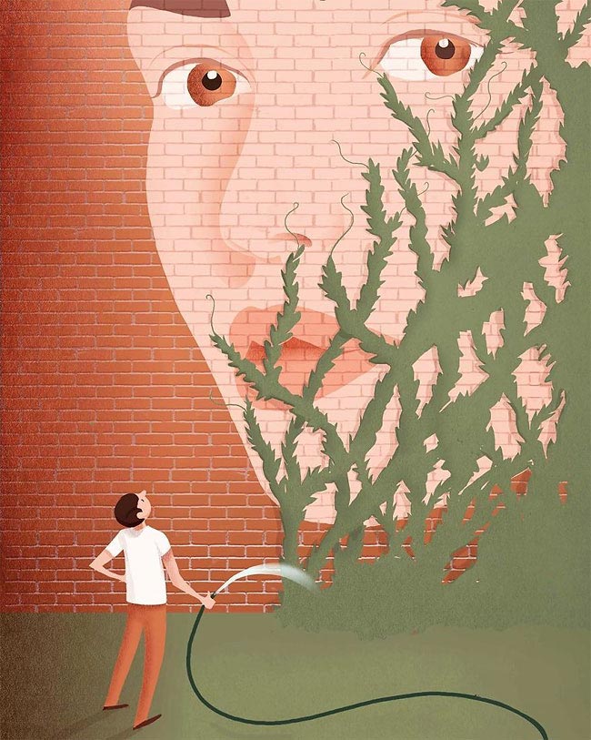 Марко Мелграти, Marco Melgrati, печальная правда современной жизни, саркастические иллюстрации