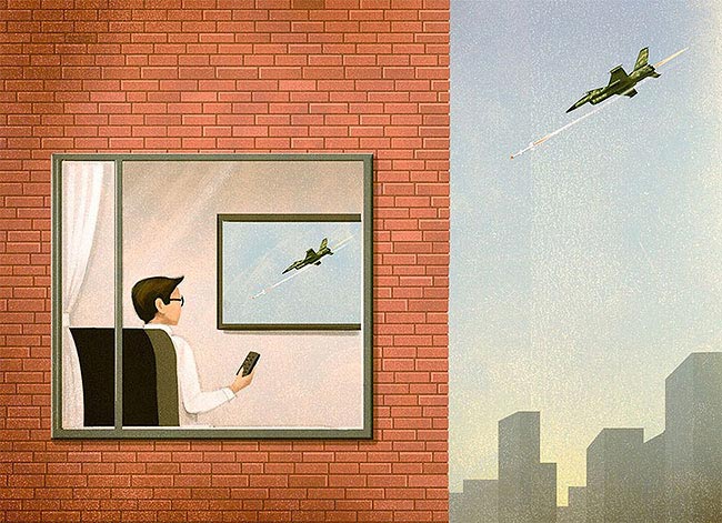 Марко Мелграти, Marco Melgrati, печальная правда современной жизни, саркастические иллюстрации