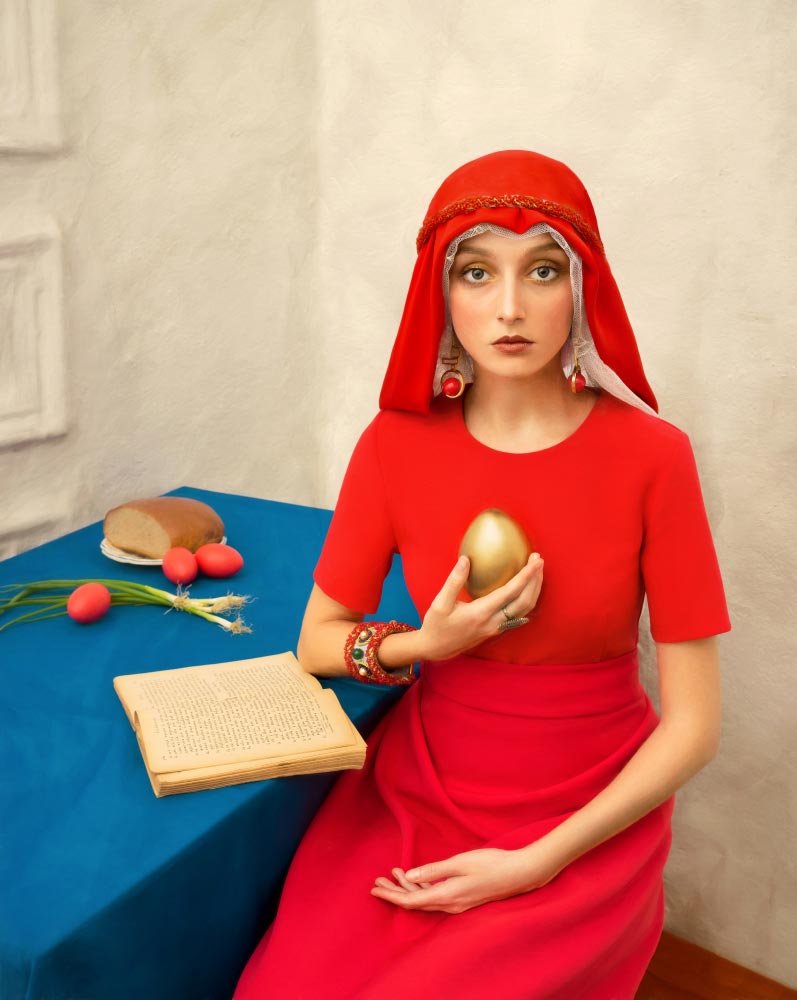 Славянский фольклор и высокая мода — уникальный фотопроект российских фотографов Славянский фольклор и высокая мода, гламурная пасха, Андрей Яковлев и Лили Алеева