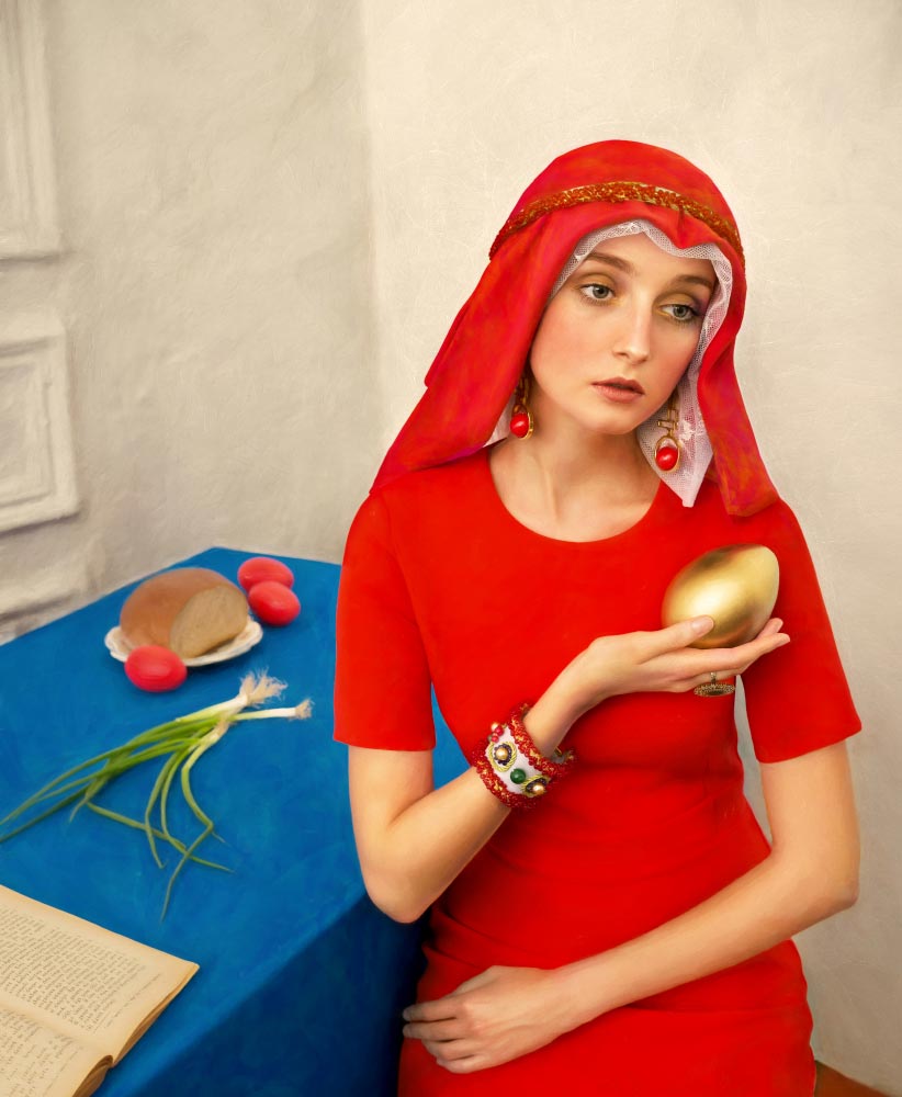 Славянский фольклор и высокая мода — уникальный фотопроект российских фотографов Славянский фольклор и высокая мода, гламурная пасха, Андрей Яковлев и Лили Алеева