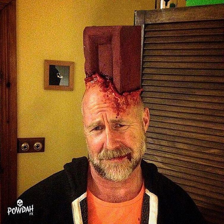 Самый страшный профиль в инстаграме или ужасные творения визажиста-самоучки Марк Клэнси ,Marc Clancy, ужасный грим, визажист пугающий грим