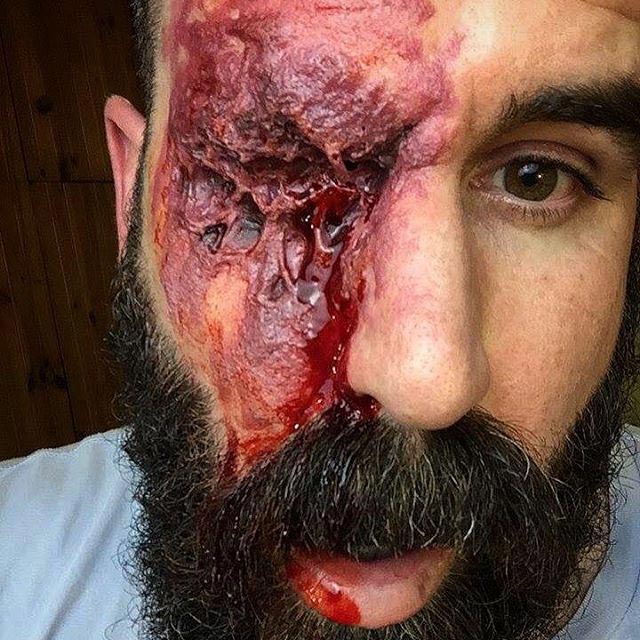 Самый страшный профиль в инстаграме или ужасные творения визажиста-самоучки Марк Клэнси ,Marc Clancy, ужасный грим, визажист пугающий грим