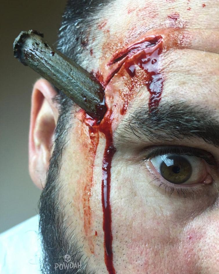 Самый страшный профиль в инстаграме или ужасные творения визажиста-самоучки Марк Клэнси ,Marc Clancy, ужасный грим, визажист пугающий грим