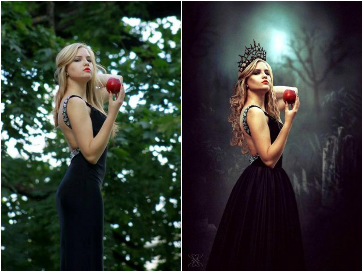 до и после фотошопа, красивый фотошоп