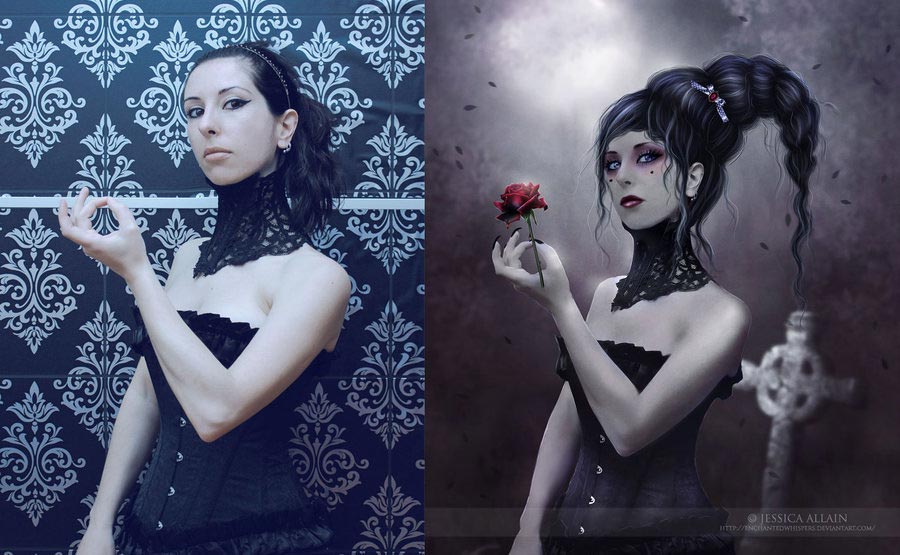 до и после фотошопа, красивый фотошоп