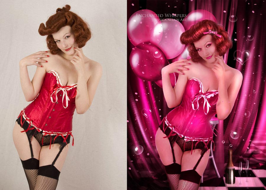 до и после фотошопа, красивый фотошоп