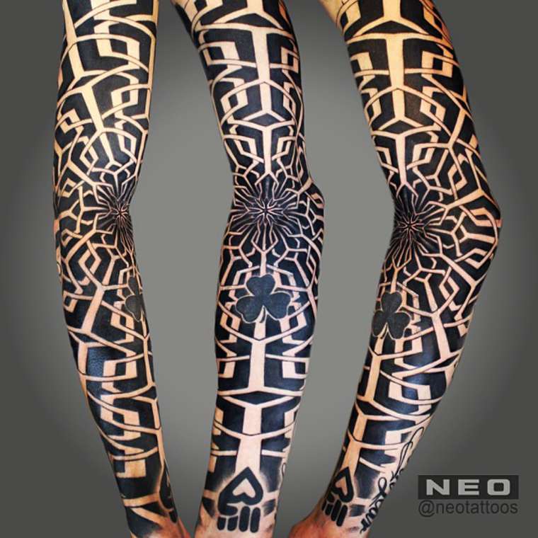 Neo tattoos, геометрические татуировки, тату геометрия