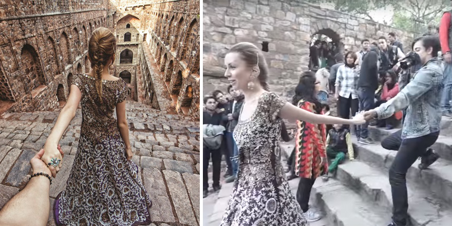 правда о том как создаются фотографии, За кадром