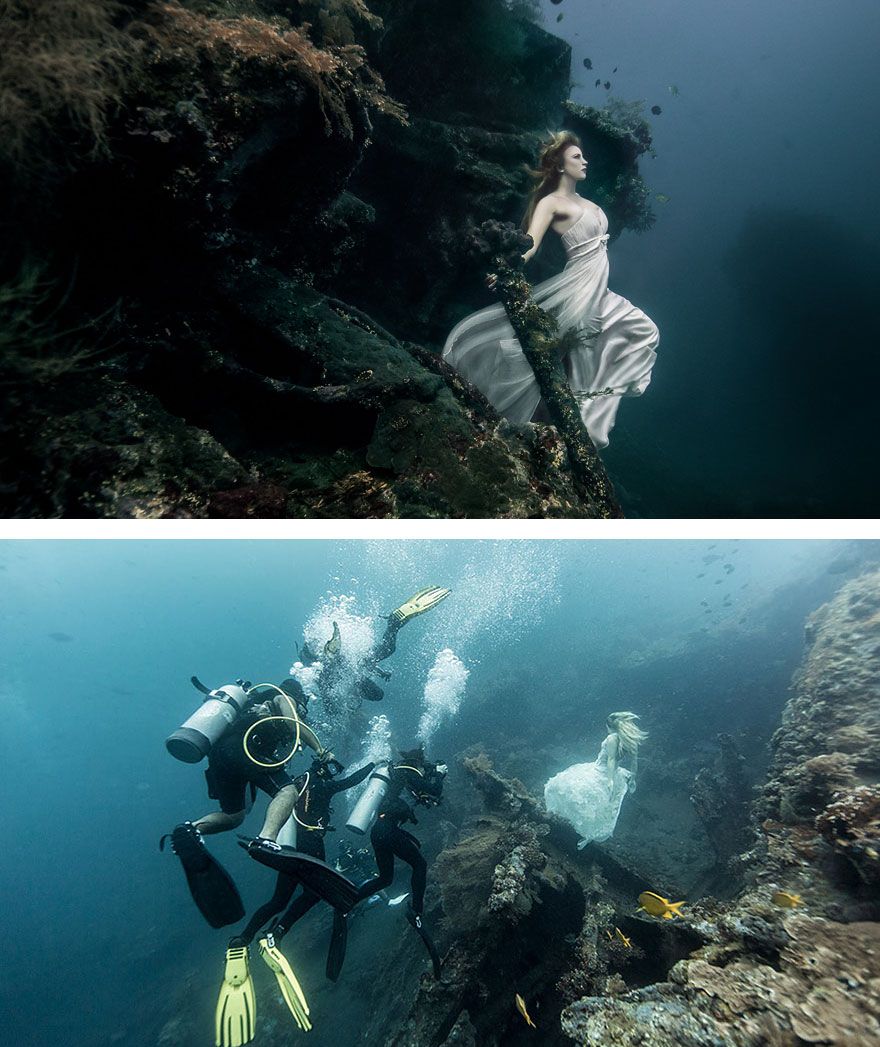 правда о том как создаются фотографии, За кадром