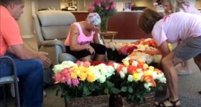 муж сделал для жены в последний день химиотерапии, поступок мужа для жены завершение химиотерапии