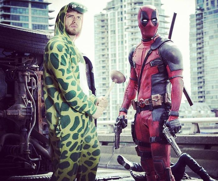 парень добавляет себя на фотографии со знаменитостями, Лоренц Валентино