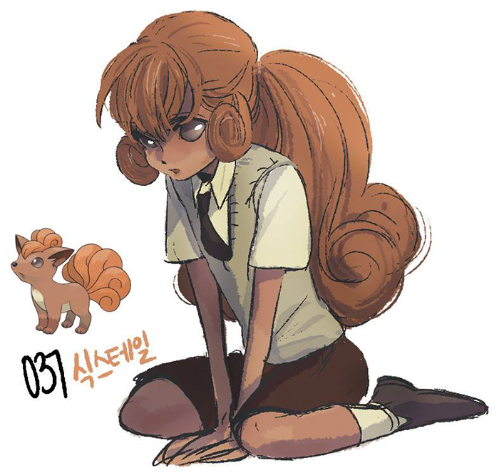 покемоны люди, как бы выглядели покемоны если бы были людьми