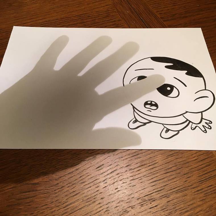 HuskMitNavn, 3D-постановки из бумаги, 3D-рисунки из бумаги