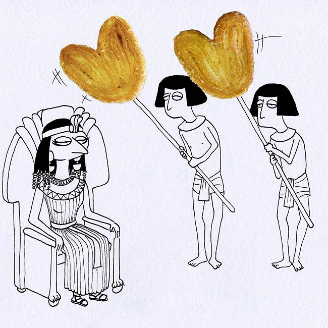 Массимо Фенати, Massimo Fenati, художник включает еду в свои иллюстрации