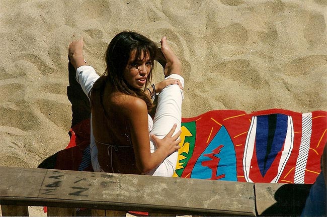 жизнь на пляжах Чили в 1980-х, девушки на пляже Чили