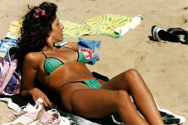 жизнь на пляжах Чили в 1980-х, девушки на пляже Чили