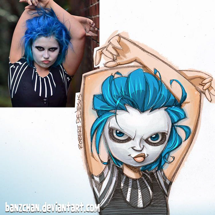 Роберт Де Джизес Robert De Jesus, фотографии в стиле аниме