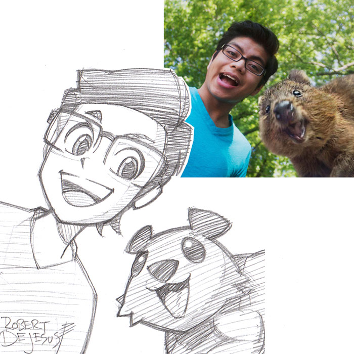 Роберт Де Джизес Robert De Jesus, фотографии в стиле аниме