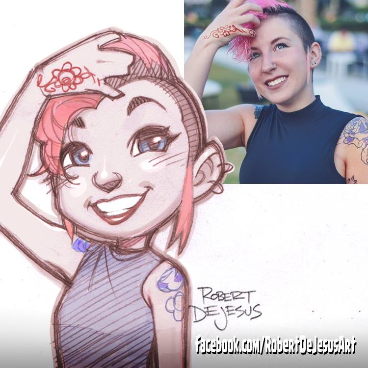 Роберт Де Джизес Robert De Jesus, фотографии в стиле аниме