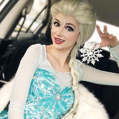 Сара Ингл, Sarah Ingle, девушка превращает в диснеевских принцесс, девушка образы диснеевских принцесс