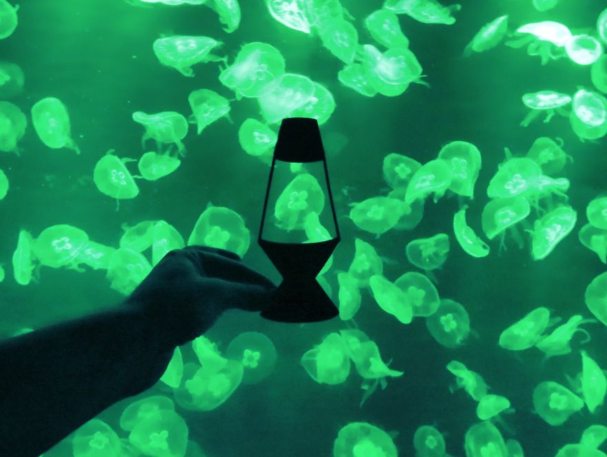 Фотограф дополняет достопримечательности бумажными трафаретами, Рич МакКор, Rich McCor