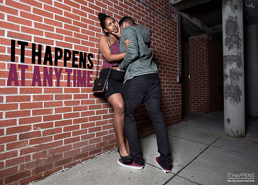 студентка создала мощную серию фотографий о насилии, It Happened, Яна Мазуркевич