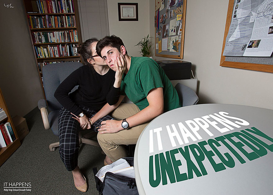 студентка создала мощную серию фотографий о насилии, It Happened, Яна Мазуркевич