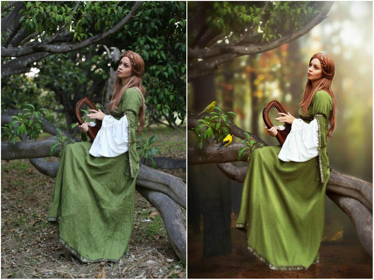 до и после фотошопа, красивый фотошоп