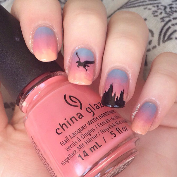 Идеи для маникюра в стиле Гарри Поттера