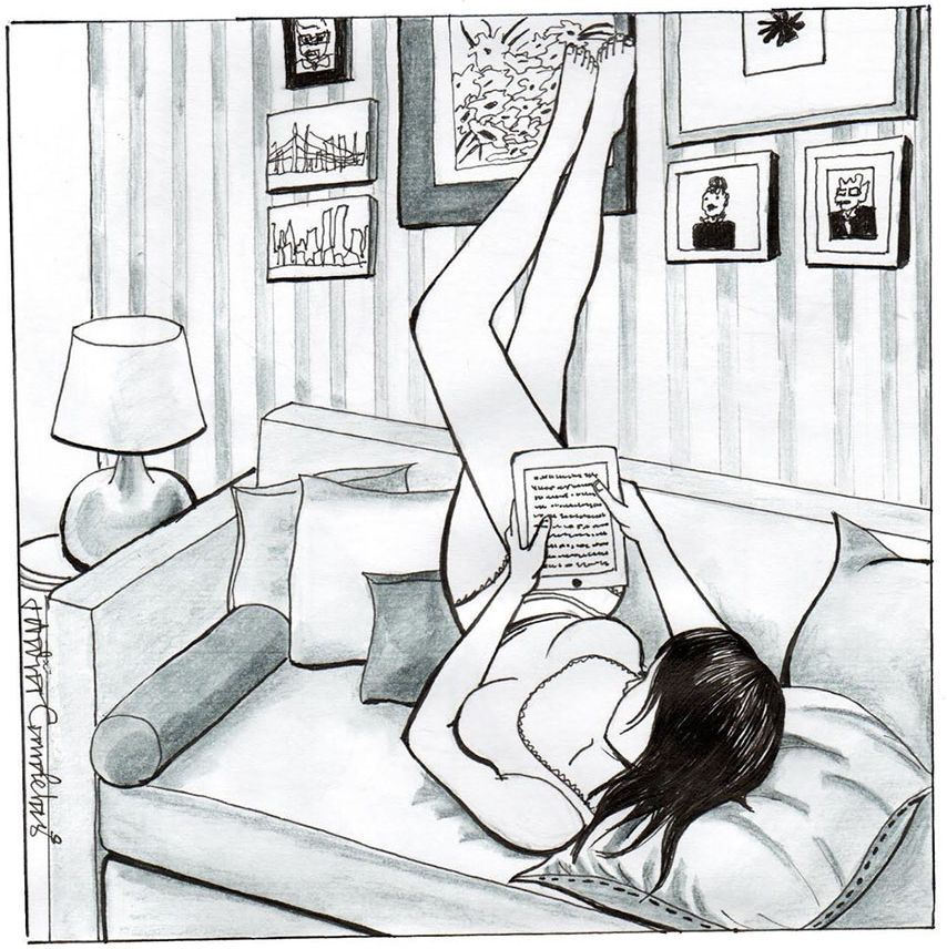 Иллюстратор показал радости жизни в одиночестве, Идалия Канделас, Idalia Candelas, Postmodern Loneliness