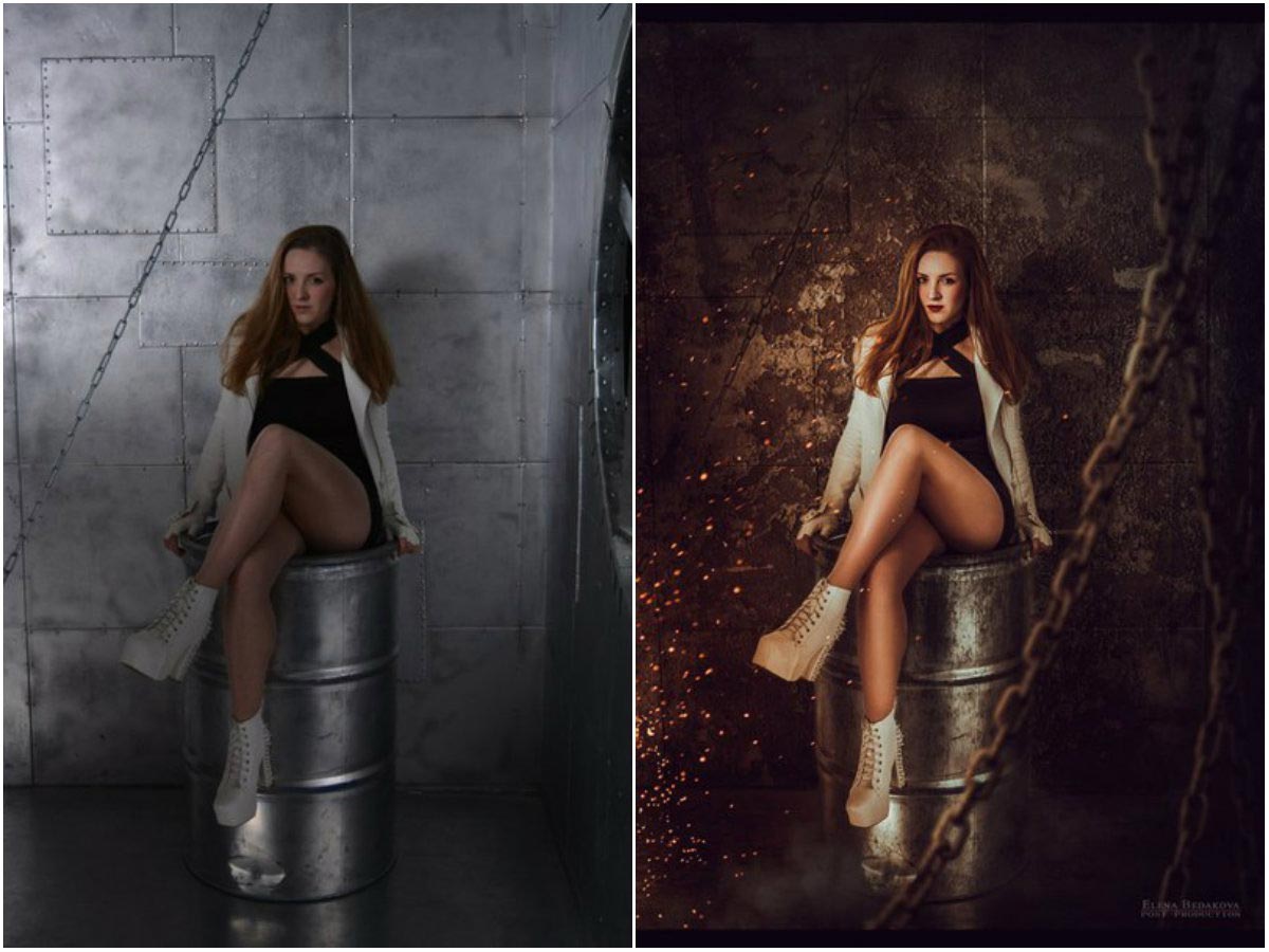 красивый фотошоп, до и после фотошопа