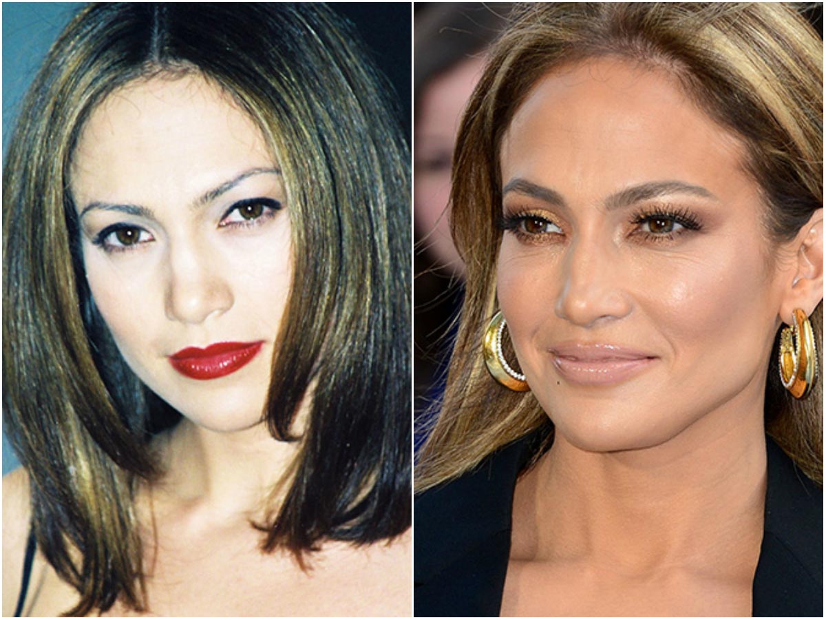 как менялась форма бровей звёзд, как изменялись брови звёзд Голливуда