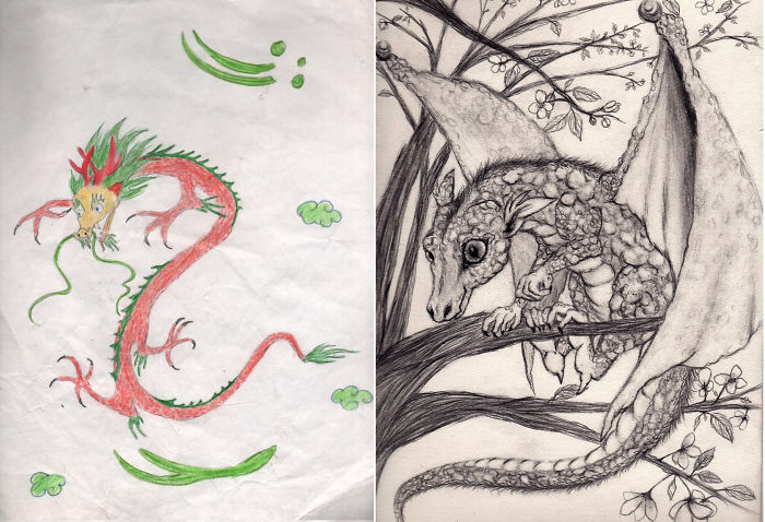 как выглядели работы художников в вначале их творчества и сегодня, прогресс художников