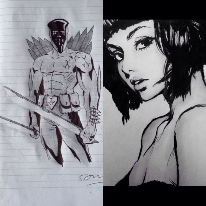 как выглядели работы художников в вначале их творчества и сегодня, прогресс художников