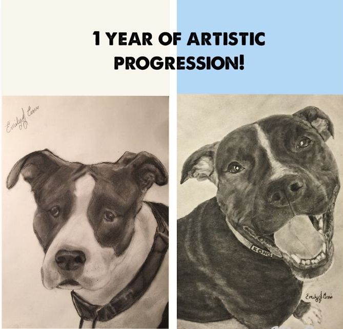 как выглядели работы художников в вначале их творчества и сегодня, прогресс художников