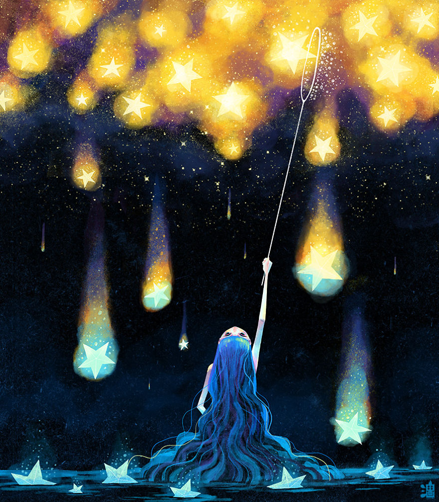 Волшебные иллюстрации, тайваньский художник