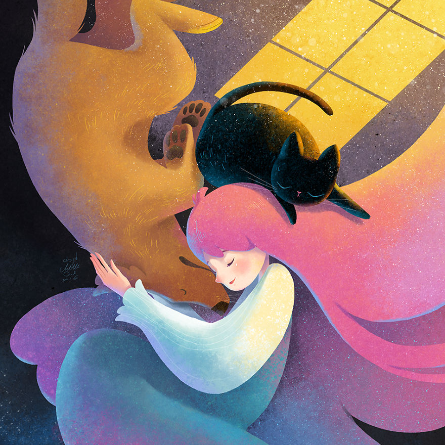 Волшебные иллюстрации, тайваньский художник