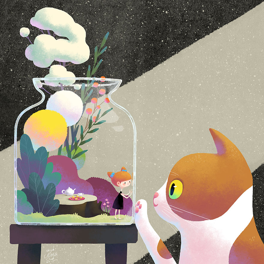 Волшебные иллюстрации, тайваньский художник