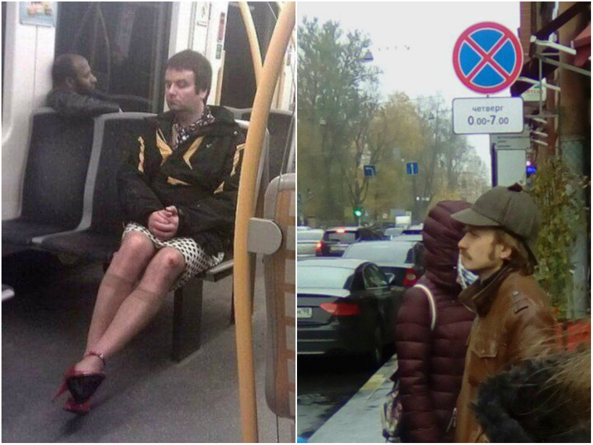 странная мода петербургских улиц, модники питера